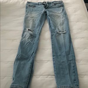 abercrombie ripped jeans